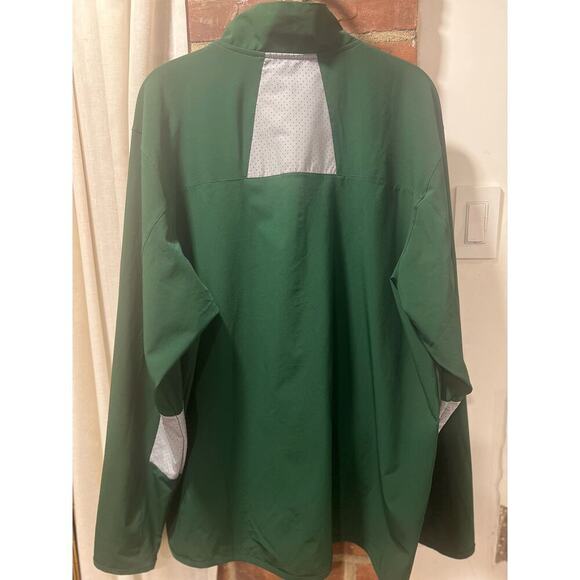 Mens Under Armour Full Zip Track Active Jacket Green XL - Picture 5 of 9
